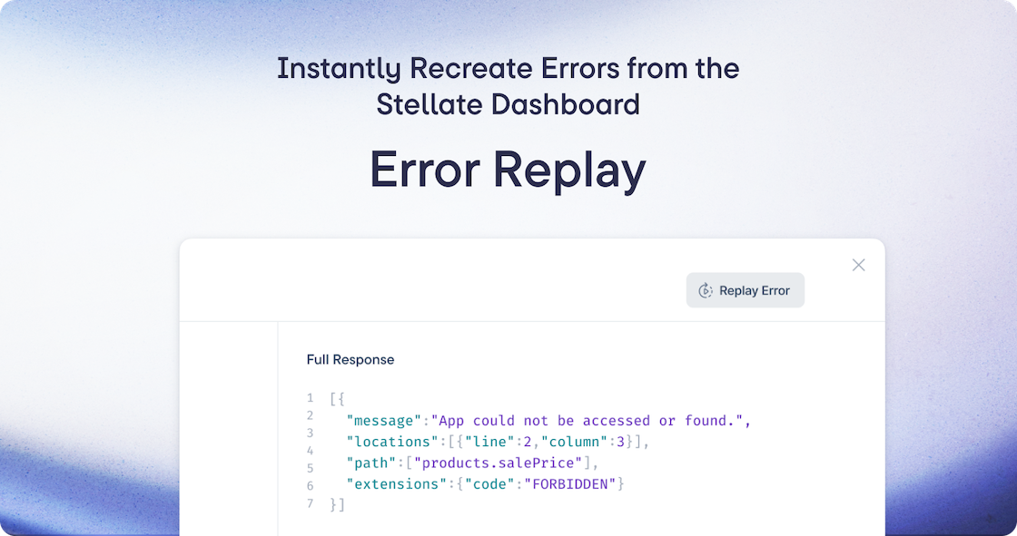 Error Replay Gets You to the Root Cause Faster 