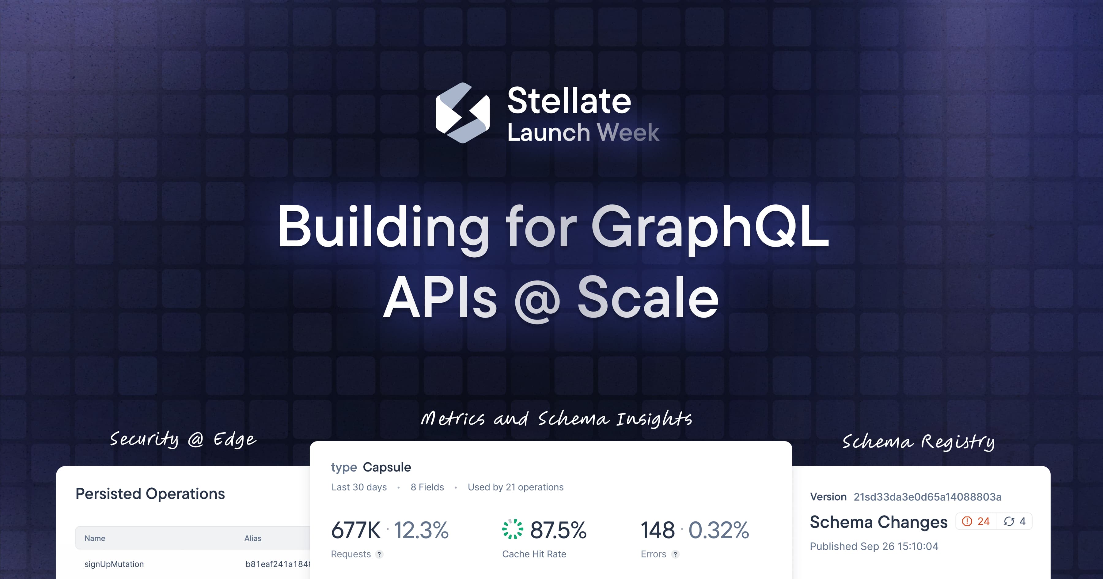 Launch Week: Building for GraphQL APIs @ Scale